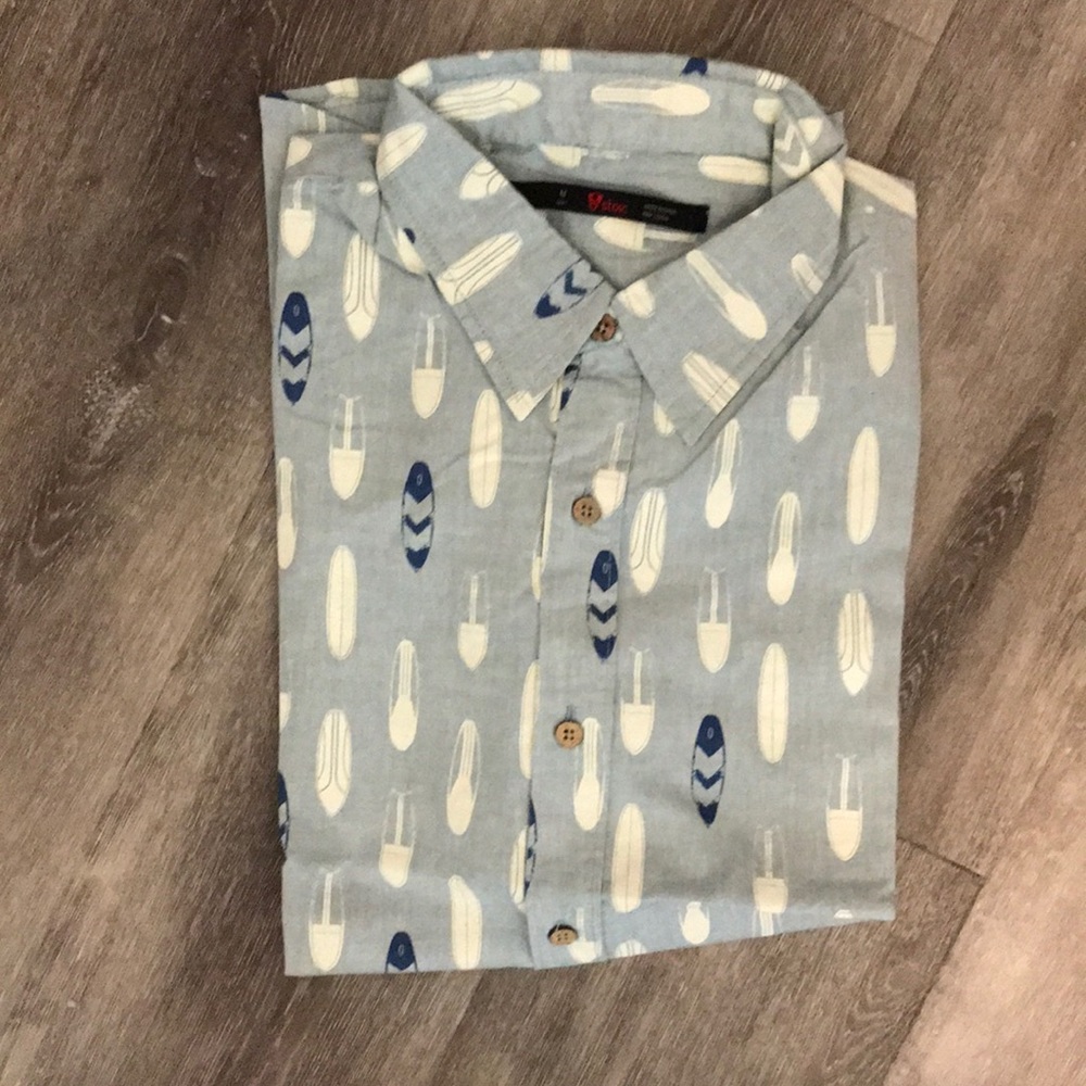 Medium stoic short sleeve button down